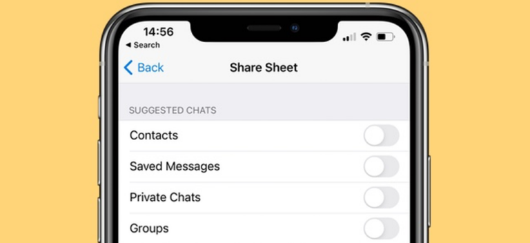 Как скрыть чаты Telegram из общего листа iPhone
