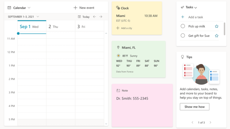 Как использовать вид доски в календаре Microsoft Outlook