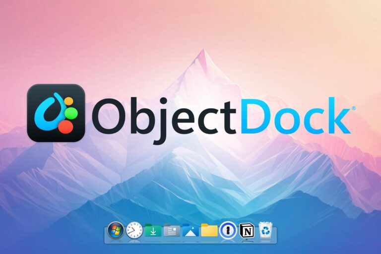 ObjectDock возвращается из мертвых, чтобы предоставить Windows 11 док-станцию ​​​​для macOS